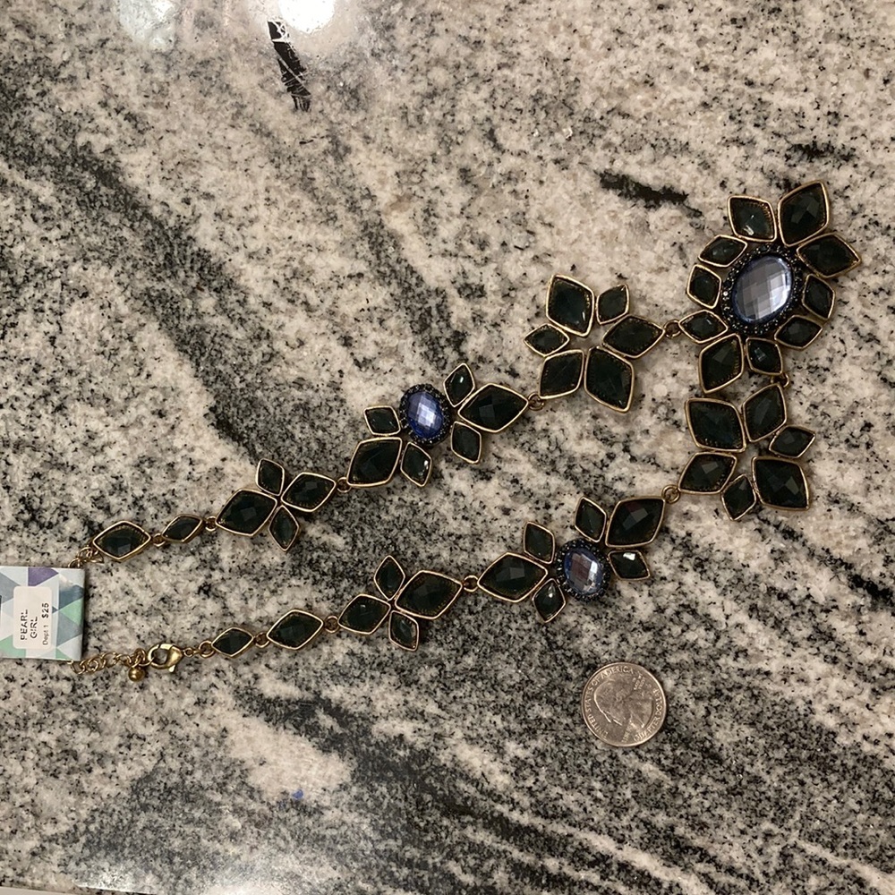 Green and blue necklace